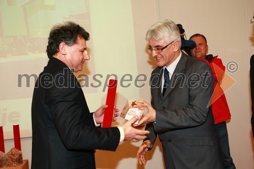 Marjan Vengust, direktor CM Celje d.d. in dr. Roko Žarnić, minister za okolje in prostor  	