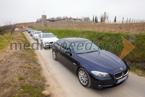 Novi BMW serije 5, testna vožnja