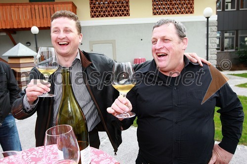 Danilo Steyer, vinogradništvo Steyer vina in Stojan Ščurek, vinar
