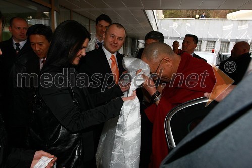 Tanja Kangler, Franc Kangler, župan MOM in Njegova svetost, XIV. Dalajlama