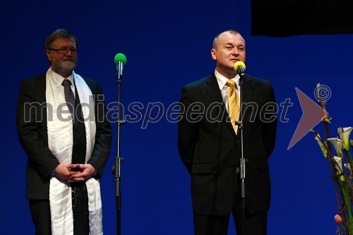 Prof. dr. Ivan Rozman, rektor Univerze v Mariboru in Franc Kangler, župan Mestne občine Maribor