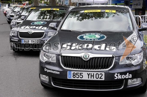 Škoda Auto je sponzor profesionalni kolesarski dirki Tour de France