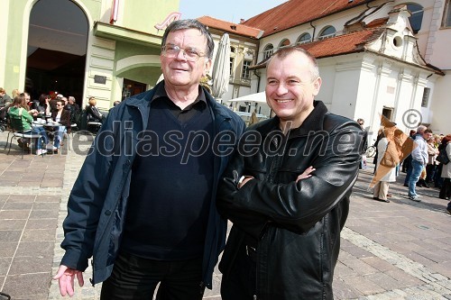 Dr. Stanislav Lipovšek, celjski škof in Franc Kangler, župan Mestne občine Maribor