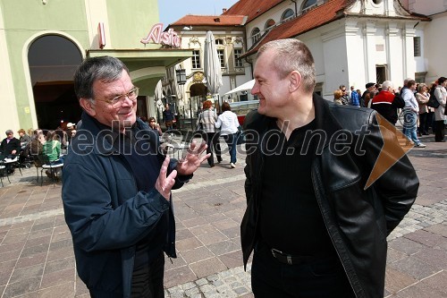 Dr. Stanislav Lipovšek, celjski škof in Franc Kangler, župan Mestne občine Maribor