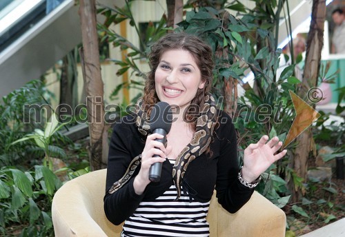 Natalija Bratkovič, voditeljica oddaje Živa na televiziji RTS