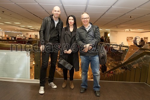 Igor Španjol, Zdenka Badovinac, direktorica Moderne galerije in Charles Esche