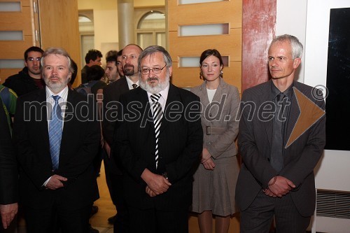 Prof. dr. Samo Bobek, dekan Ekonomsko-poslovne fakultete Univerze v Mariboru, prof. dr. Igor Tičar, dekan Fakultete za elektrotehniko in informatiko Univerze v Mariboru in prof. dr. Miroslav Premrov, Fakulteta za gradbeništvo Univerze v Mariboru