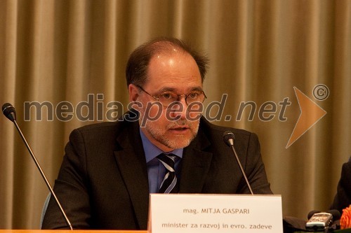 Mag. Mitja Gaspari, minister za razvoj in evropske zadeve