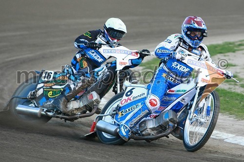 Janusz Kolodziej (Poljska) in Nicki Pedersen (Danska)