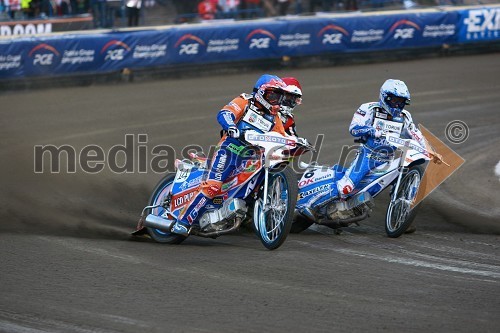 Chris Harris (Velika Britanija) in Nicki Pedersen (Danska)