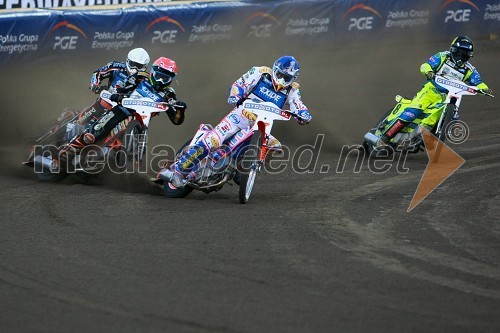 Andreas Jonsson (Švedska),..., Jason Crump (Avstralija), Kenneth Bjerre (Danska) in ...