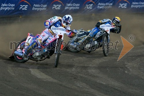 Jason Crump (Avstralija) in Jaroslaw Hampel (Poljska)