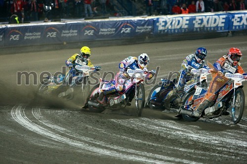 Tomasz Gollob (Poljska), Jason Crump (Avstralija), Rune Holta (Poljska) in Chris Harris (Velika Britanija)