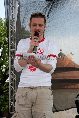 Sebastijan Matul, moderator Radia Center in voditelj prireditve