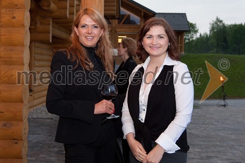 Bernarda Trebušak, generalna direktorica družbe Nama in Barbara Lovše, Diners Club Italia