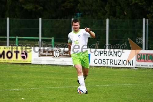 Mitja Pulec, član Vinske nogometne reprezentance Slovenije