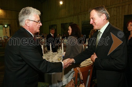 Dr. Pavel Gantar, predsednik Državnega zbora Republike Slovenije in Aleksander Svetelšek, predsednik uprave družbe Petrol d.d.