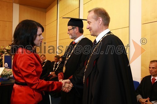 Dr. Natalia Kaloh Vid, Filozofska fakulteta Univerze v Mariboru in prof. dr. Marko Jesenšek, dekan Filozofska fakulteta Univerze v Mariboru