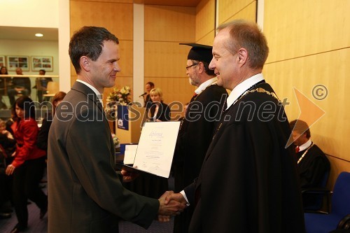 Dr. Klemen Prah, Filozofska fakulteta Univerze v Mariboru in prof. dr. Marko Jesenšek, dekan Filozofska fakulteta Univerze v Mariboru