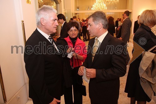 Ludvik Toplak, nekdanji rektor mariborske univerze ter Janez Ribič, župan občine Duplek in soproga Marija