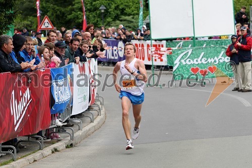 Primož Kobe, četrtouvrščeni v kategoriji maraton