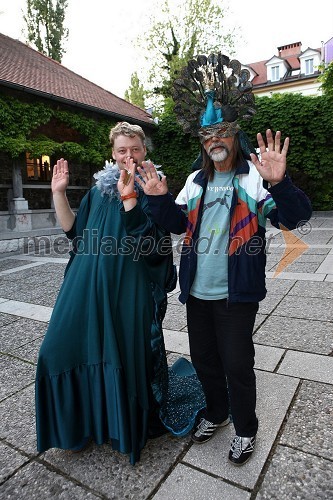 Gregor Košmerlj in Dragan Bulič, glasbeni urednik na Val 202