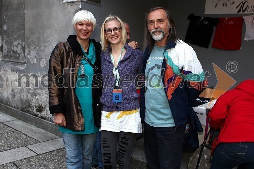 Barbra Drnač, novinarka, hči Tereza Poljanič in Dragan Bulič, glasbeni urednik na Val 202