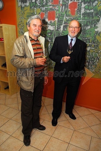 Janko Razgoršek, podjetnik in Vlado Podhostnik, Rotary Club Maribor