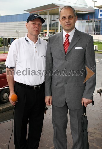 Rudi Kocbek, direktor plesne šole Pingi in Boris Sovič, mariborski župan v letih 1998-2006