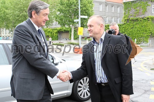 Dr. Danilo Türk, predsednik Republike Slovenije in Franc Kangler, župan Mestne občine Maribor