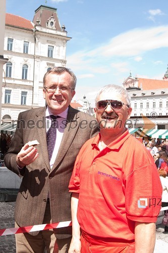 Stanko Polanič, direktor SGP Pomgrad d.d in Štefan Sobočan, Varis d.d.