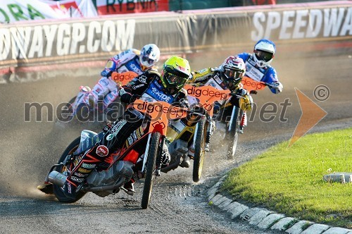 Tai Woffinden (Velika Britanija), Hans N. Andersen (Danska),  	Jason Crump (Avstralija) in Matej Kus (Češka)