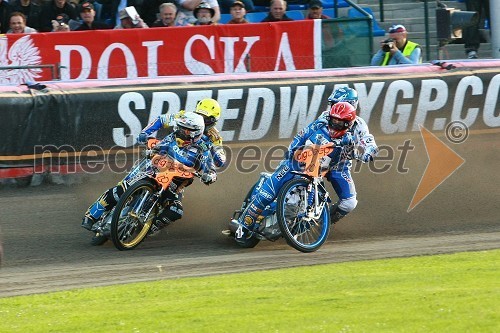 Tomasz Gollob (Poljska), Emil Sayfutdinov (Rusija), Nicki Pedersen (Danska) in Fredrik Lindgren (Švedska)