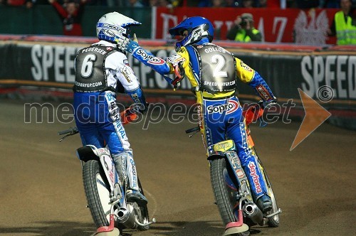 Nicki Pedersen (Danska) in Tomasz Gollob (Poljska)