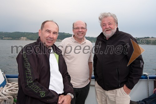 Brane Hafner, predsednik LTS, Andrej Pečenko, vremenar na RTv in Tone Smolnikar, župan Mestne občine Kamnik