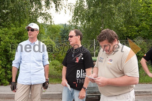 Marjan Cukrov, Frenk Tavčar, Porsche Slovenija in Uroš Prudič
