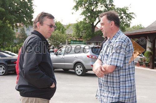 Dr. Andrej Stare in Primož Lemež, organizator dogodka