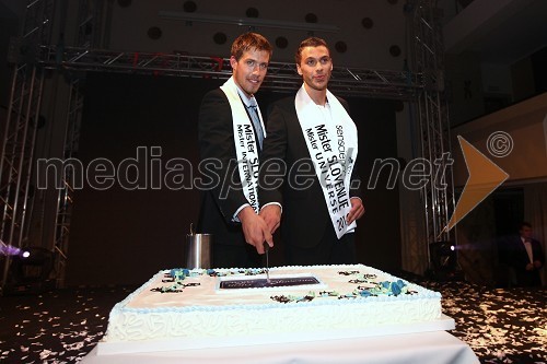 Marko Janko, Mister Slovenije za Mister International 2010 in Bojan Ilijanić, Mister Slovenije za Mister Universe 2010