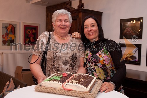 Marija Hvala, kuharica in Mateja Jordovič Potočnik, fotografinja