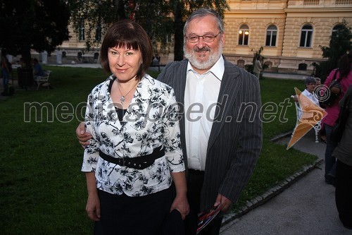 Prof. dr. Igor Tičar, dekan Fakultete za elektrotehniko, računalništvo in informatiko Univerze v Mariboru ter njegova soproga