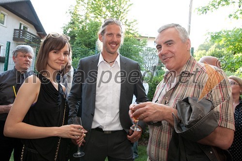 Polona Kasal, pevka, Luka Špik, Veslač in Zoran Predin, glasbenik