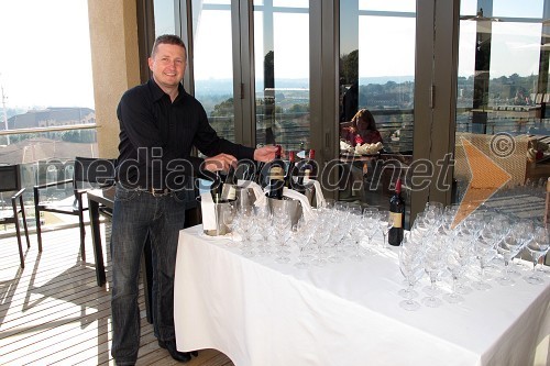 Danilo Steyer, predsednik Združenja družinskih vinogradnikov vinarjev Slovenije
