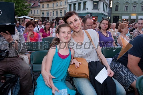 Sanja Nešković Peršin, balerina in hči Mila