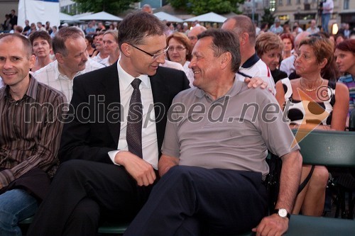 dr. Igor Lukšič, minister za šolstvo in šport in Zoran Janković, župan mestne občine Ljubljana