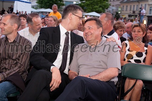 dr. Igor Lukšič, minister za šolstvo in šport in Zoran Janković, župan mestne občine Ljubljana