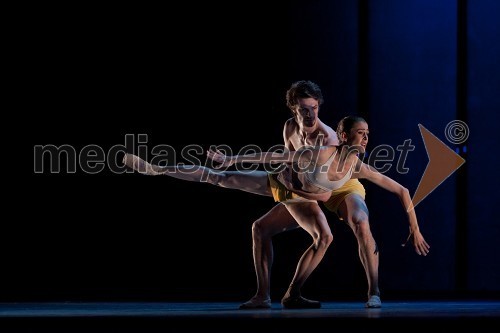 Bridget Breiner, balerina in Ivan Gil Ortega, baletnik