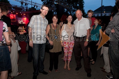 Zoran Medved, Radio Center, Mojca Jerman, PR RTV SLO, Sandra Peršak, svetovalec za politične in kulturne zadeve na nizozemski ambasadi v Sloveniji in Srečko Trglec, urednik Radia SI