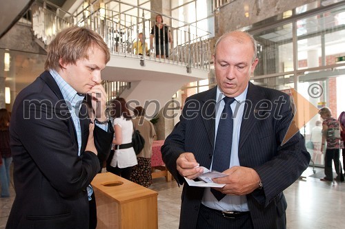 An Krumberger, Rotaract in Nedeljko Gregorič, predsednik Rotary kluba Nova Gorica