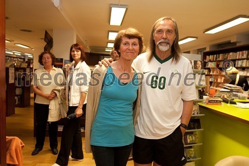 Vesta Vanell in Dragan Bulič, glasbeni urednik na Val 202