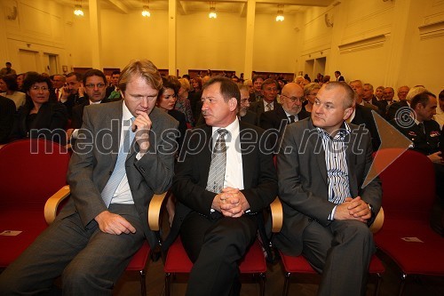 Gregor Golobič, minister za visoko šolstvo, znanost in tehnologijo, ... in Franc Kangler, župan Mestne občine Maribor